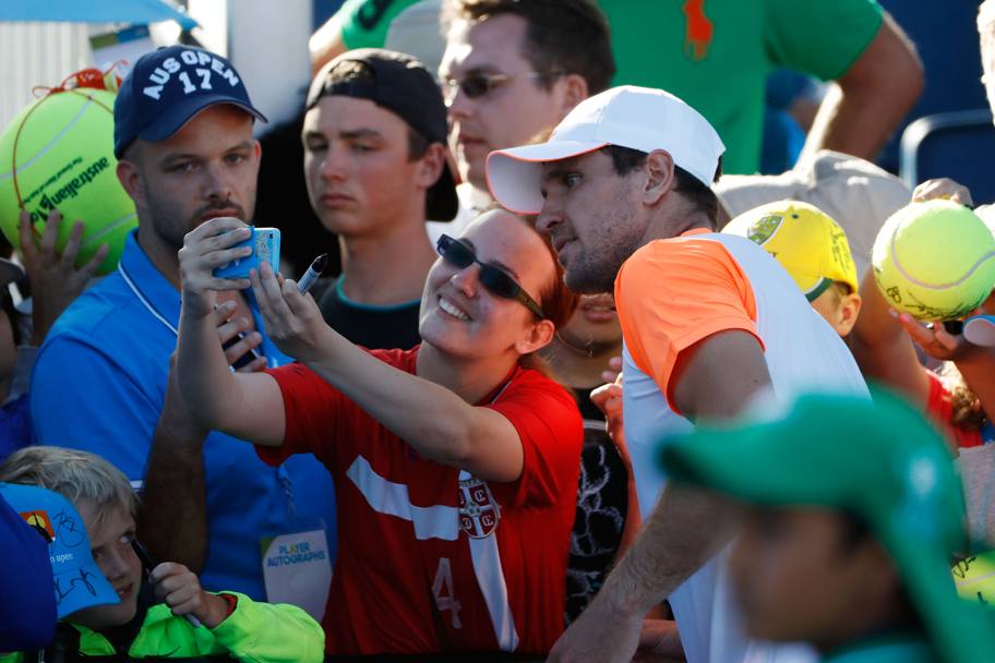 Selfie con i fan di Mischa Zverev (Getty Images)